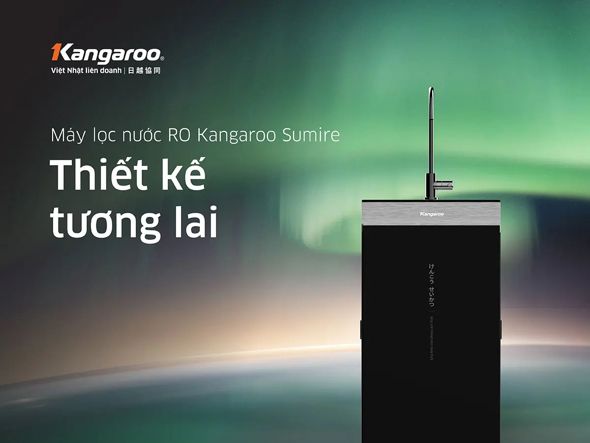 Máy lọc nước Kangaroo KG12NA – 12 lõi lọc, Mẫu mới 2025 - Điện Máy Plus
