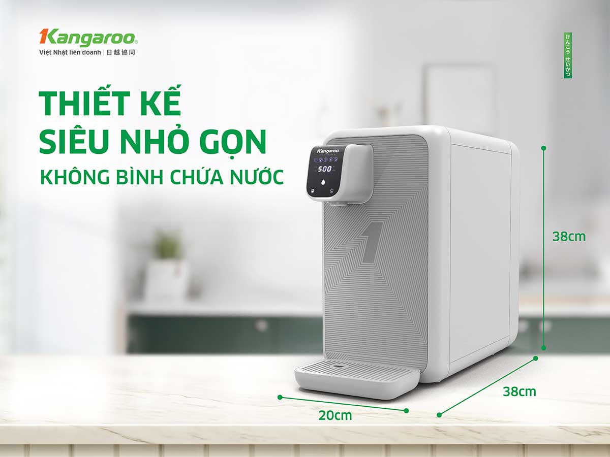 Máy lọc nước Kangaroo Hydrogen KG400HD – 5 Lõi lọc - Điện Máy Plus