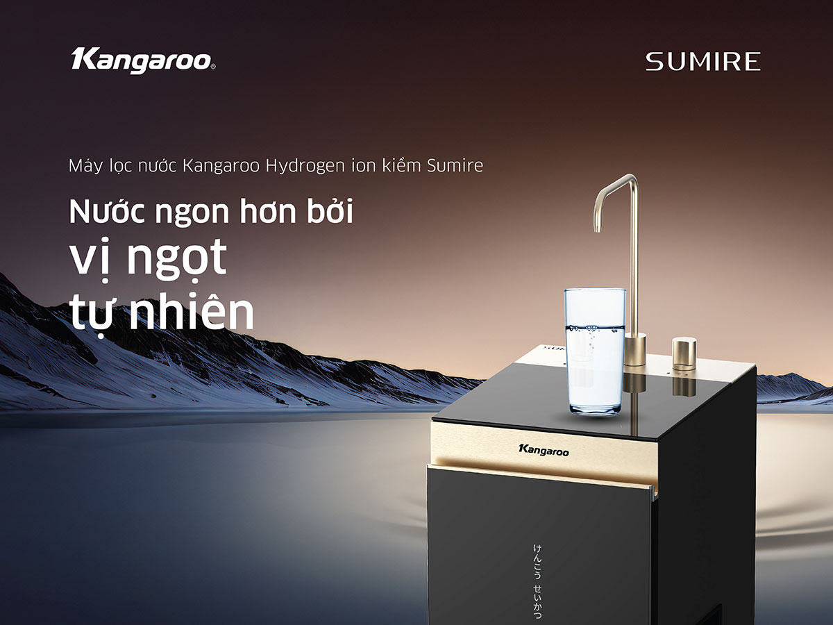 Máy lọc nước Kangaroo Hydrogen ion kiềm KGEP12A1 – Mới 2025 chính hãng Máy lọc nước Kangaroo Hydrogen ion kiềm KGEP12A1 – Mới 2025 - Điện Máy Plus