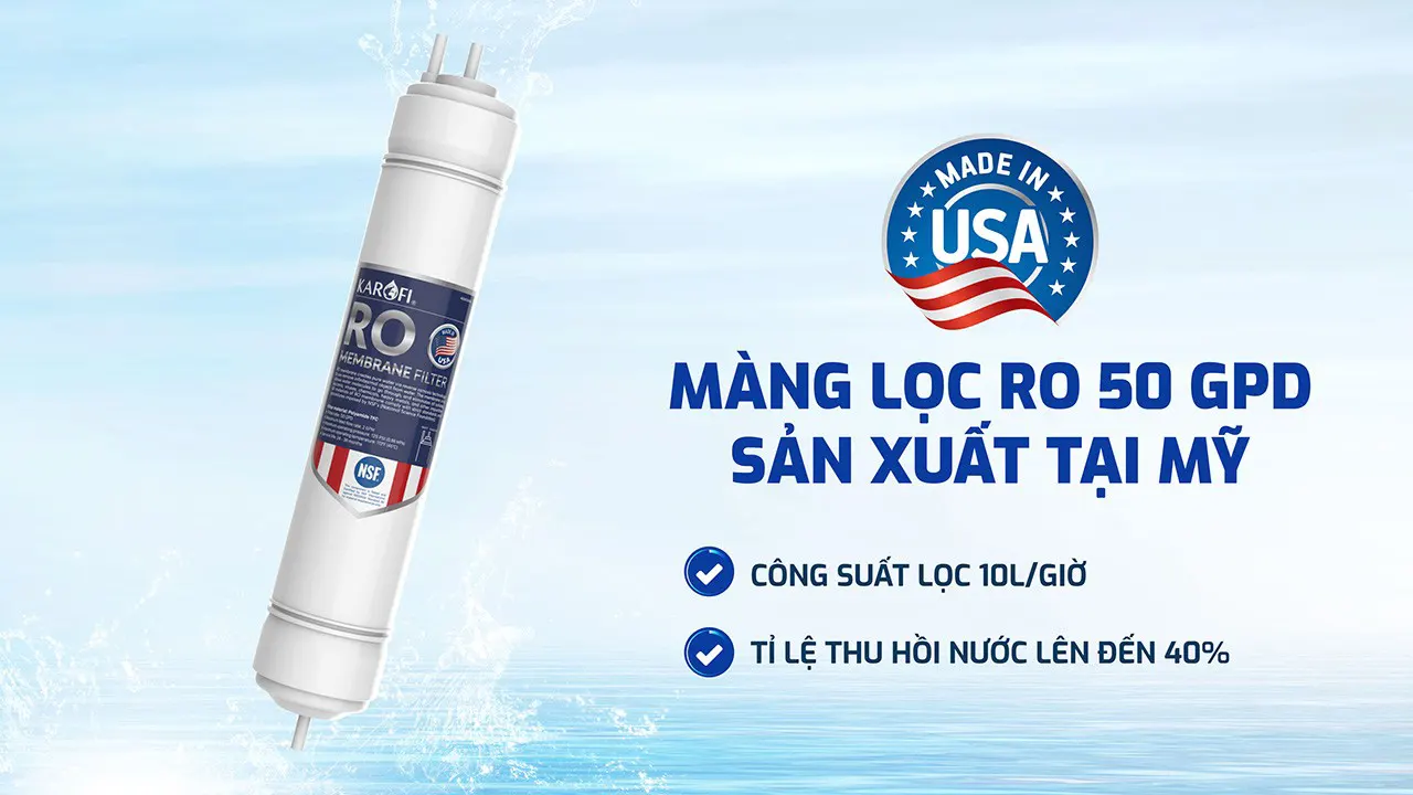 Máy lọc nước Karofi KAQ-U03 Pro – 10 Lõi Rời - Điện Máy Plus