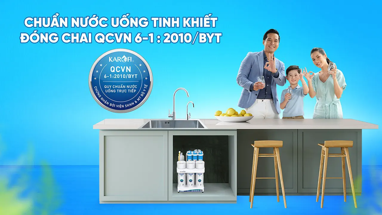Máy lọc nước Karofi KAQ-U03 Pro – 10 Lõi Rời - Điện Máy Plus