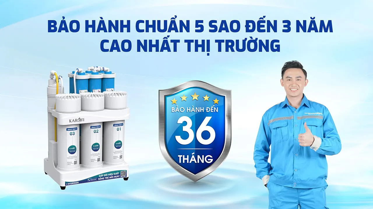 Máy lọc nước Karofi KAQ-U03 Pro – 10 Lõi Rời - Điện Máy Plus
