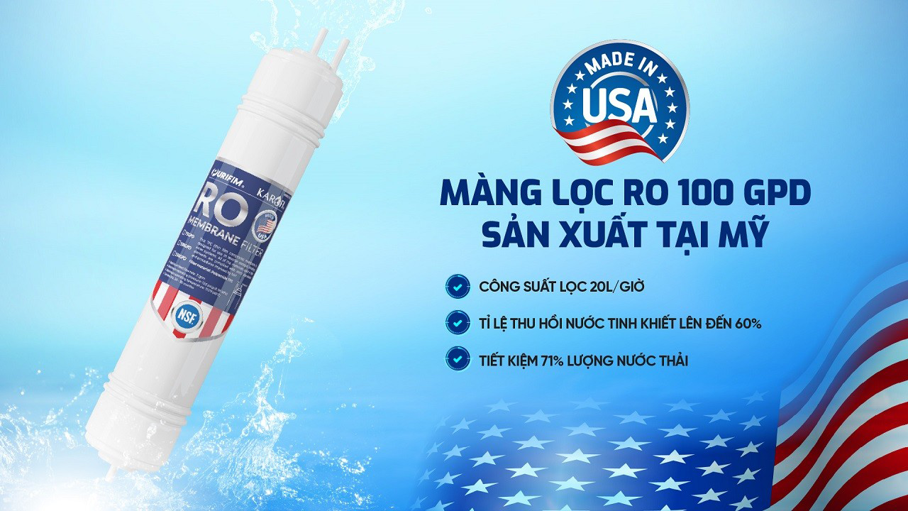 Máy lọc nước Karofi KAQ-U05 Pro-DUAL – 2 Chế độ nước - Điện Máy Plus