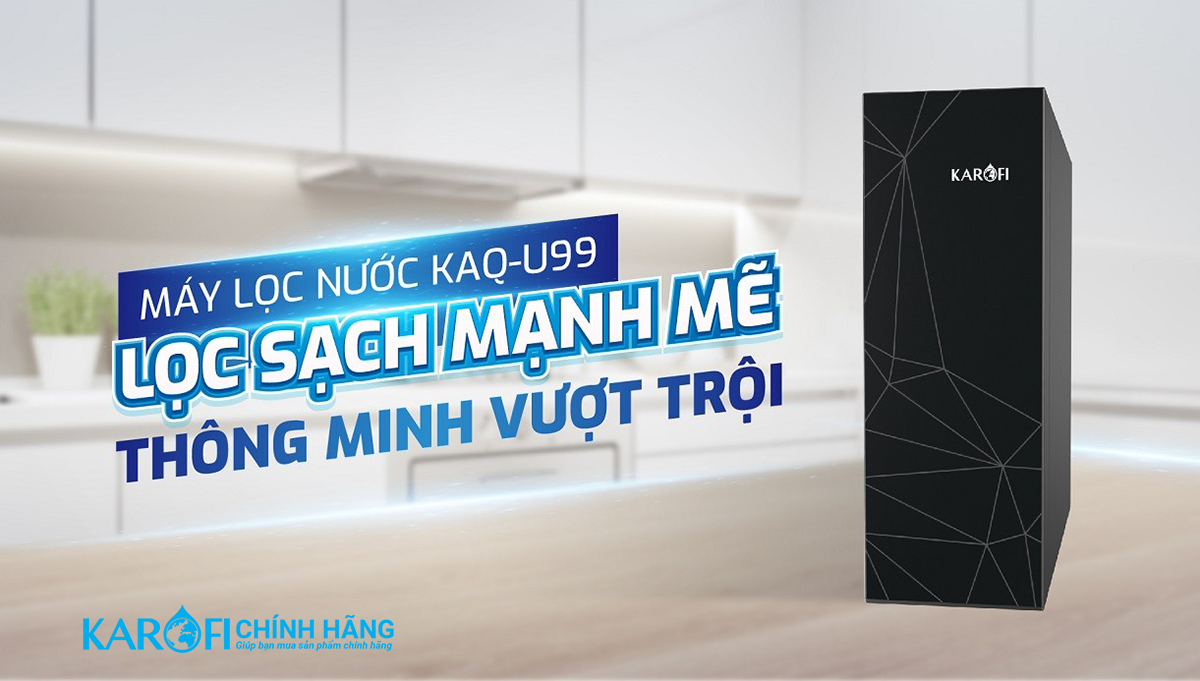 Máy lọc nước Karofi KAQ-U99 – 10 Lõi Lọc - Điện Máy Plus