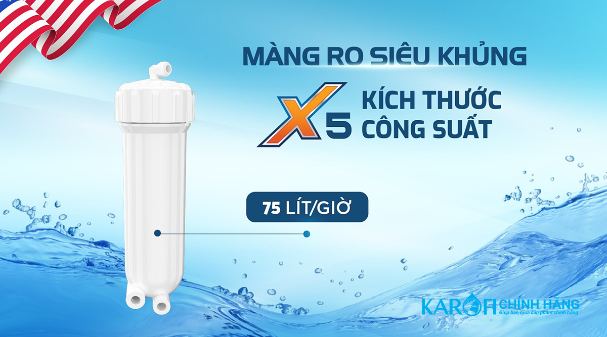 Máy lọc nước Karofi KAQ-U99 – 10 Lõi Lọc - Điện Máy Plus