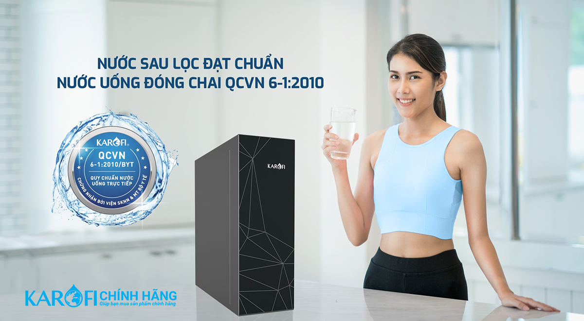 Máy lọc nước Karofi KAQ-U99 – 10 Lõi Lọc - Điện Máy Plus