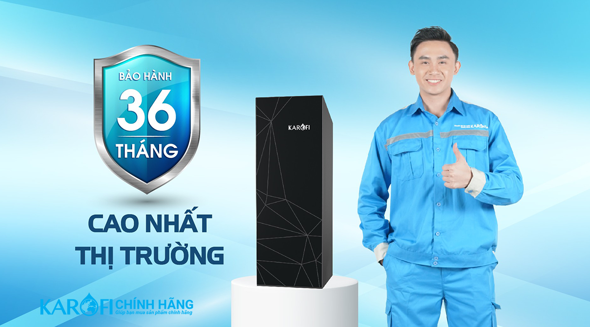 Máy lọc nước Karofi KAQ-U99 – 10 Lõi Lọc - Điện Máy Plus