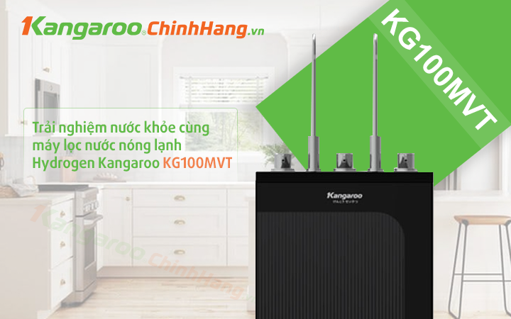 Máy lọc nước Kangaroo Hydrogen nóng lạnh KG100MVT - Điện Máy Plus