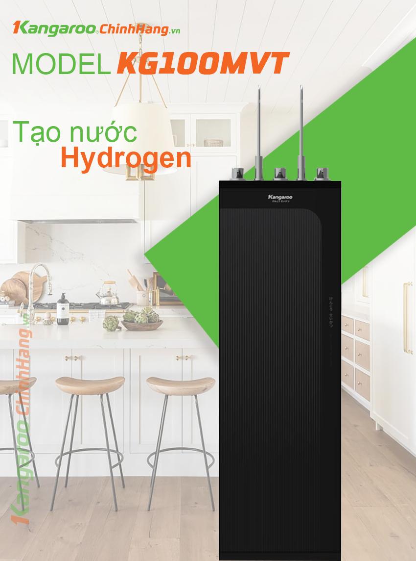 Máy lọc nước Kangaroo Hydrogen nóng lạnh KG100MVT - Điện Máy Plus