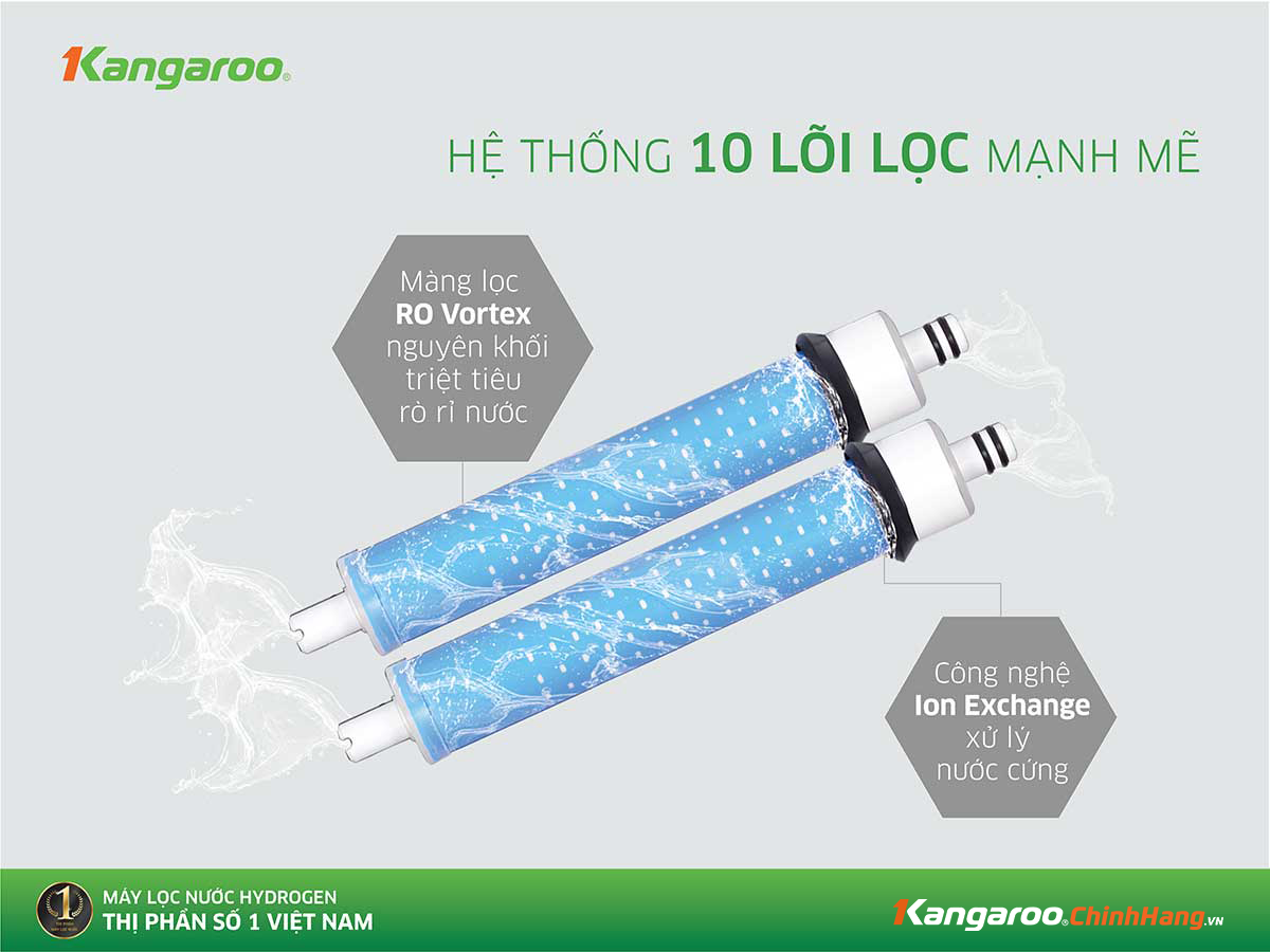 Máy lọc nước Kangaroo KG10A2I – Nóng Lạnh Nguội chính hãng Máy lọc nước Kangaroo KG10A2I – Nóng Lạnh Nguội - Điện Máy Plus