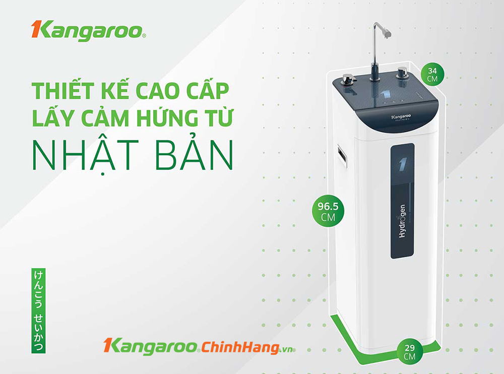 Máy lọc nước kangaroo Hydrogen KG10A9S – Tuỳ chỉnh nhiệt độ - Điện Máy Plus