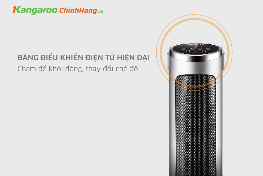 Máy sưởi gốm ceramic Kangaroo KGFH06 chính hãng Máy sưởi gốm ceramic Kangaroo KGFH06 - Điện Máy Plus
