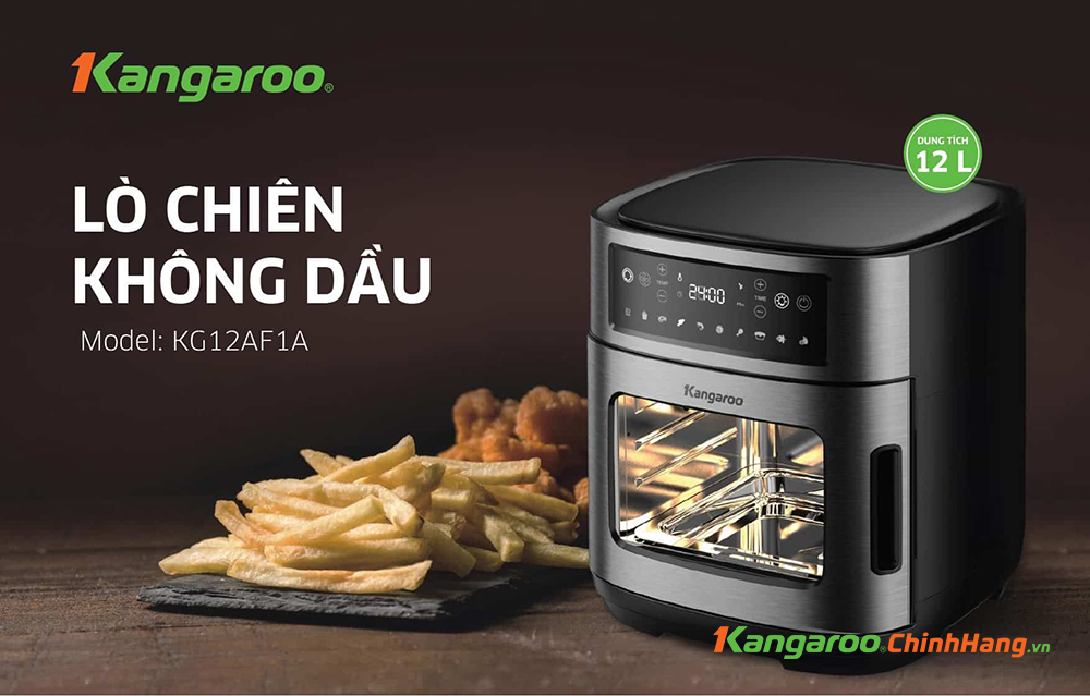 Nồi chiên không dầu Kangaroo KG12AF1A - Điện Máy Plus