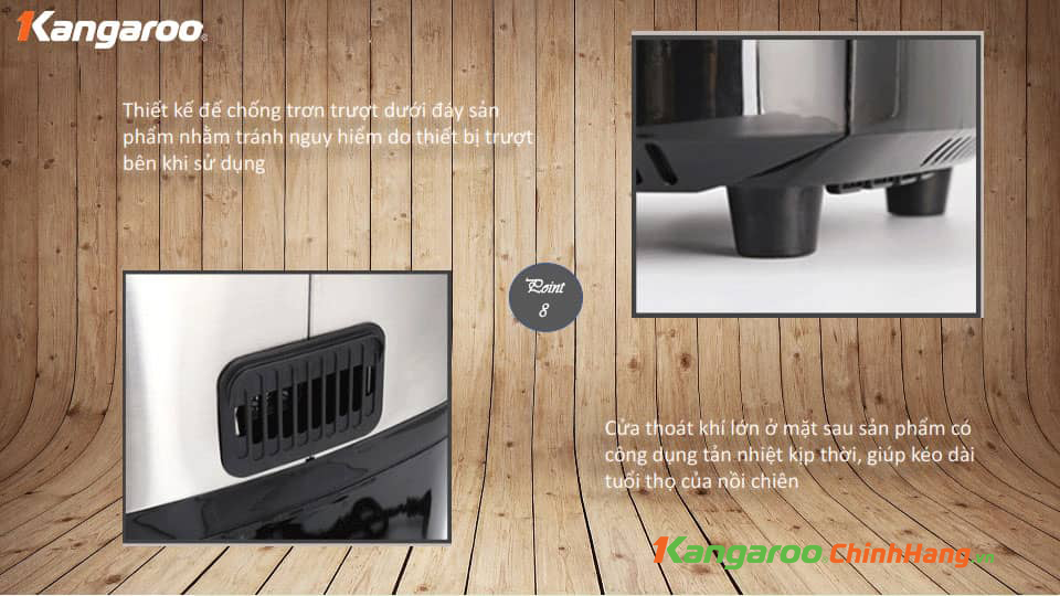 Nồi chiên không dầu Kangaroo KG12AF1A - Điện Máy Plus