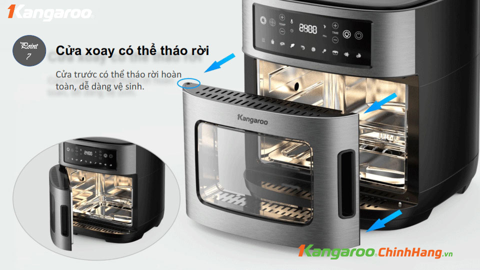 Nồi chiên không dầu Kangaroo KG12AF1A - Điện Máy Plus