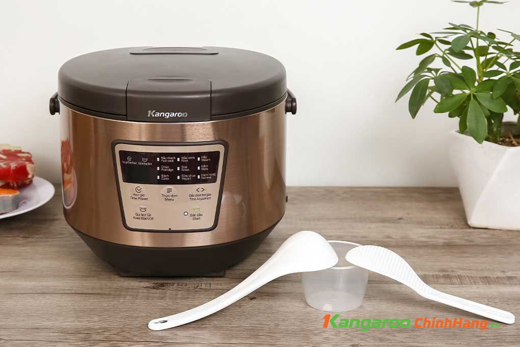 Nồi cơm điện tử Kangaroo KG18DR7 chính hãng Nồi cơm điện tử Kangaroo KG18DR7 - Điện Máy Plus