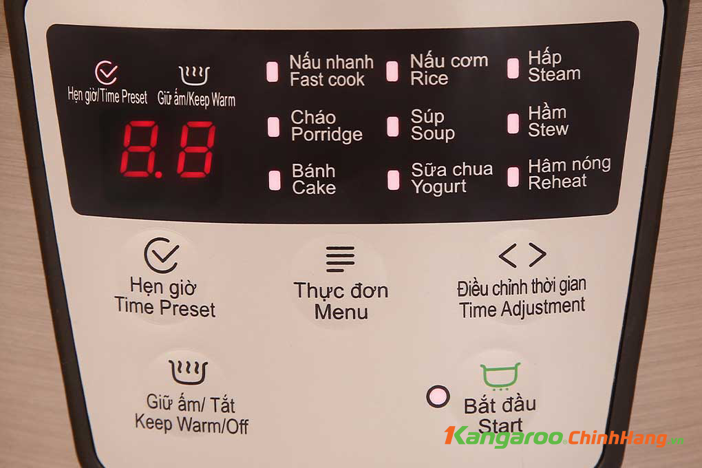 Nồi cơm điện tử Kangaroo KG18DR7 chính hãng Nồi cơm điện tử Kangaroo KG18DR7 - Điện Máy Plus