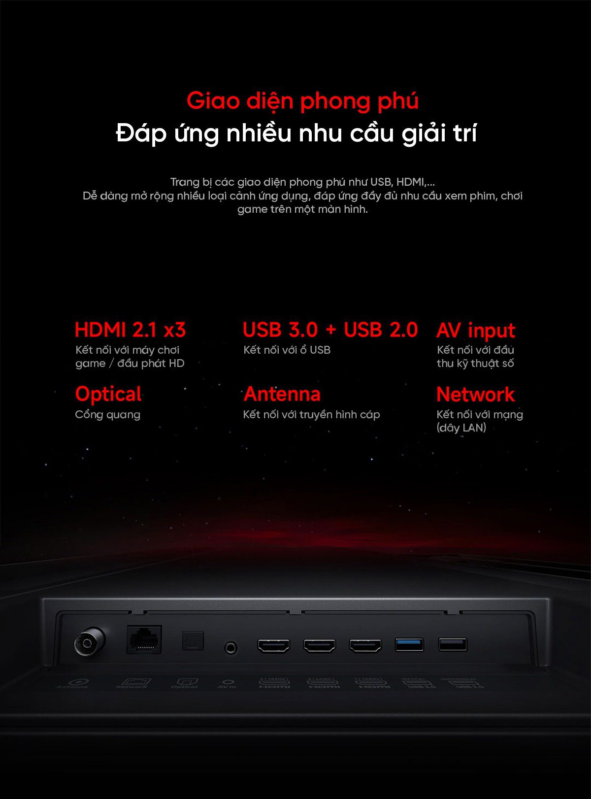 Tivi Xiaomi Redmi X 85 Inch 2025 Nội Địa – Tần Số Quét 240Hz -Ram 4GB/64GB - Điện Máy Plus