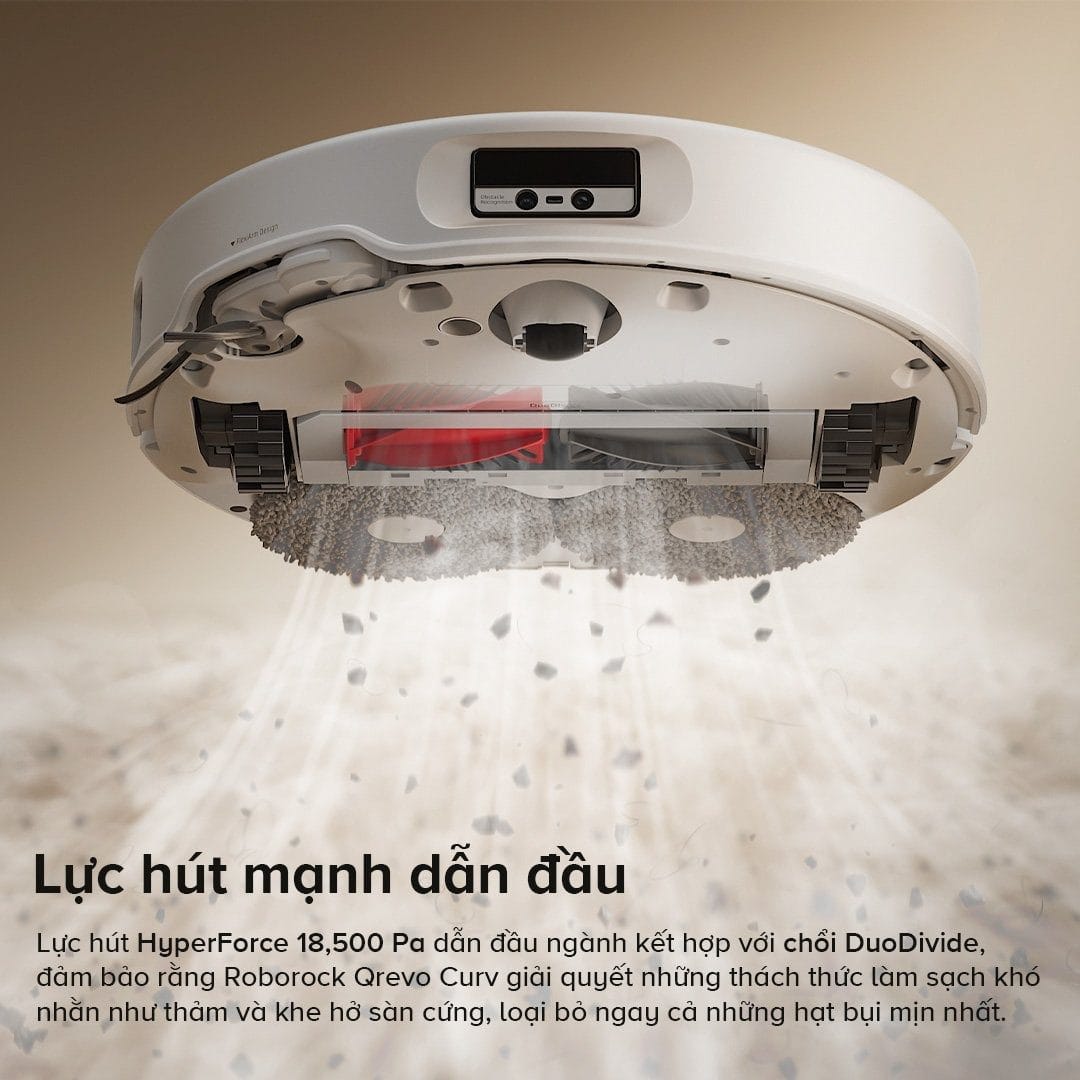 Robot hút bụi Roborock Q Revo Curv - Điện Máy Plus
