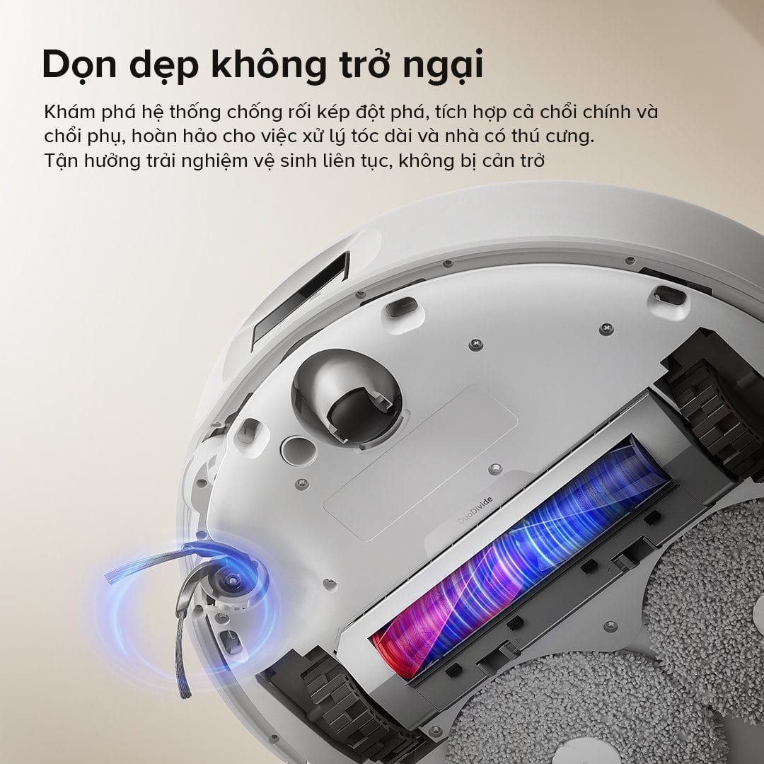 Robot hút bụi Roborock Q Revo Curv - Điện Máy Plus