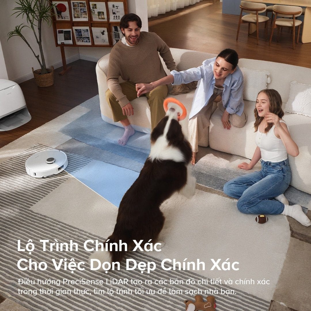 Robot hút bụi Roborock Q Revo Curv - Điện Máy Plus