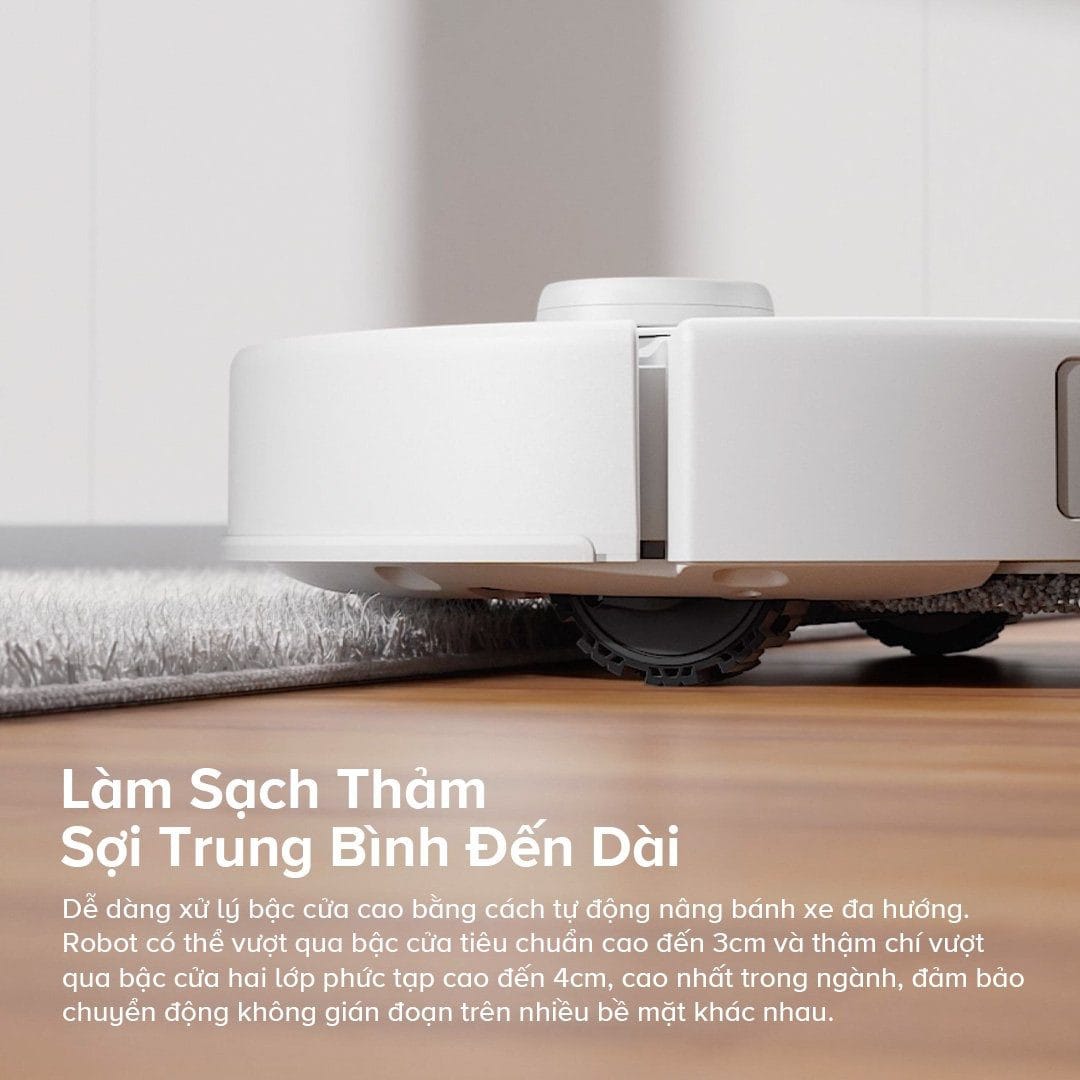 Robot hút bụi Roborock Q Revo Curv - Điện Máy Plus