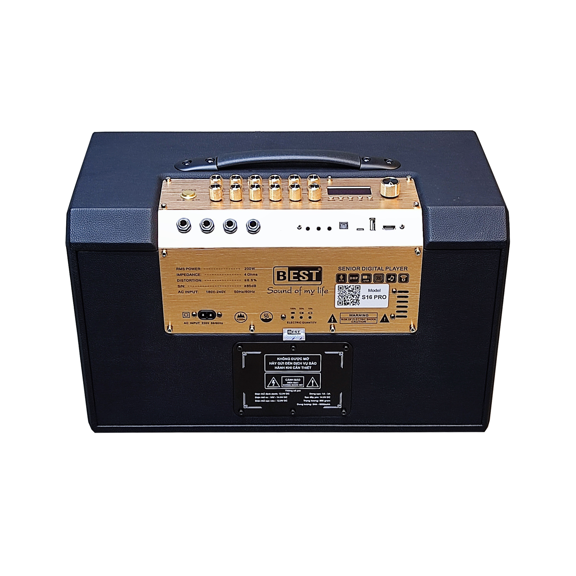 LOA KARAOKE DI ĐỘNG XÁCH TAY BEST S16 PRO - Điện Máy Plus