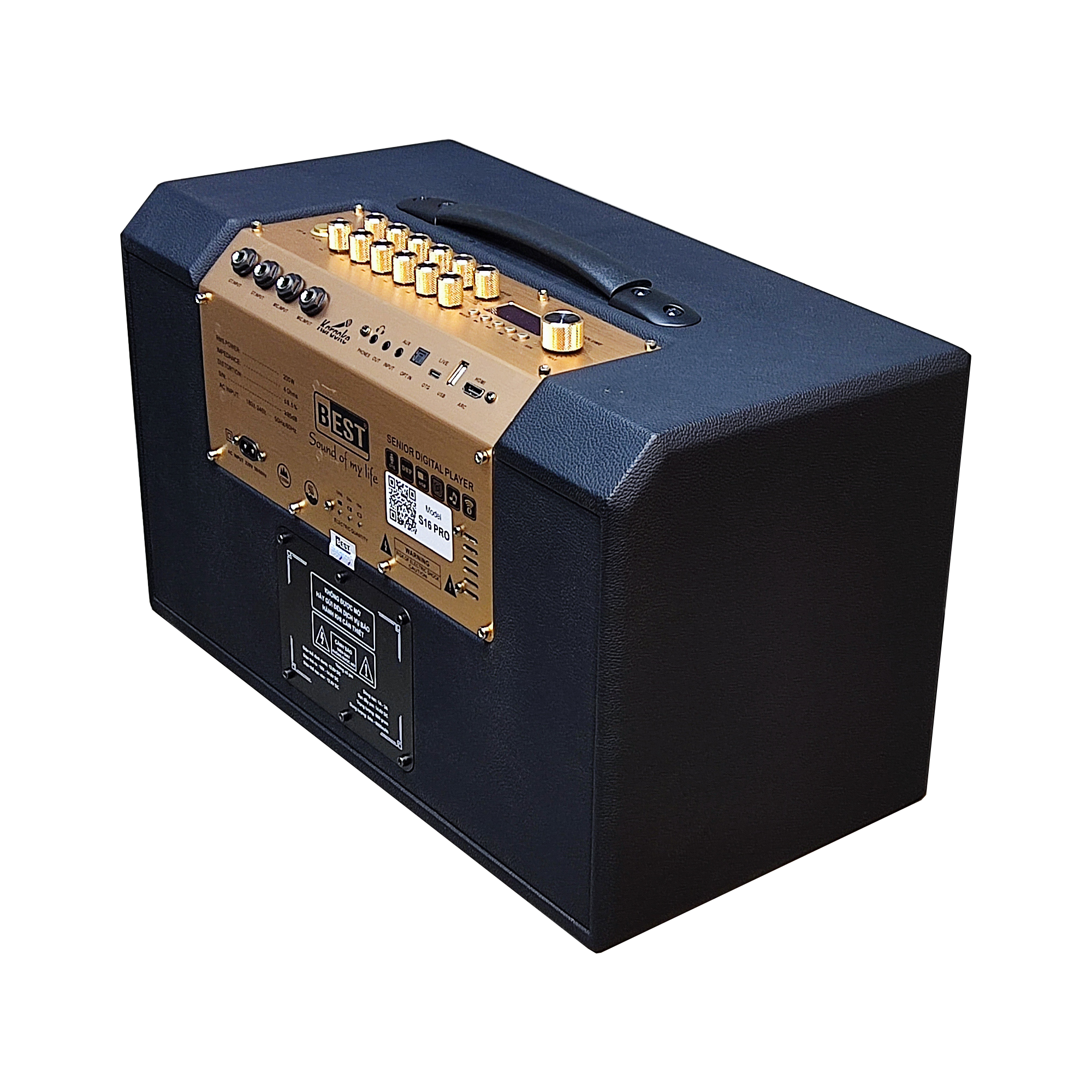 LOA KARAOKE DI ĐỘNG XÁCH TAY BEST S16 PRO - Điện Máy Plus