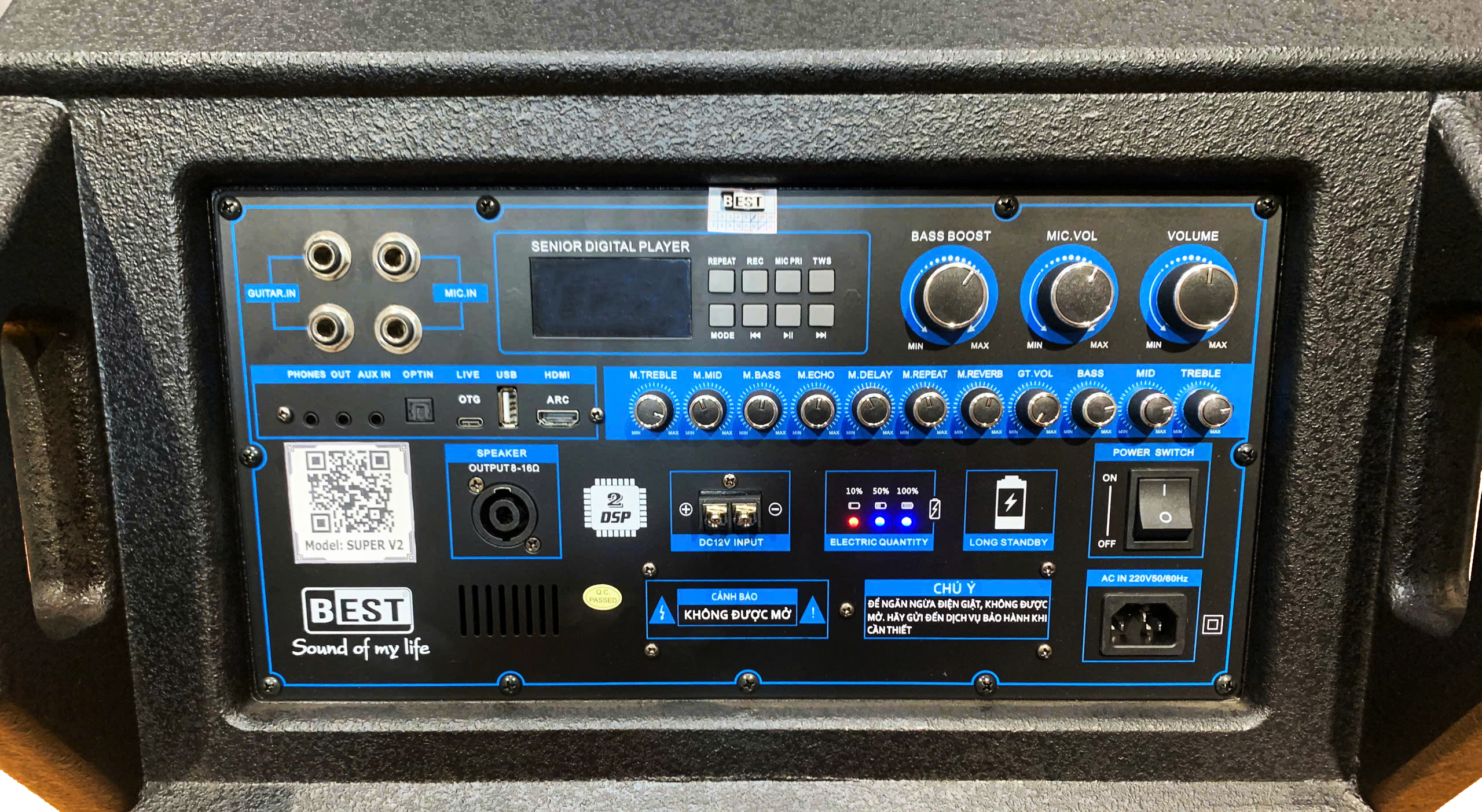 Loa Kéo Karaoke Di Động BEST SUPER V2 - Điện Máy Plus