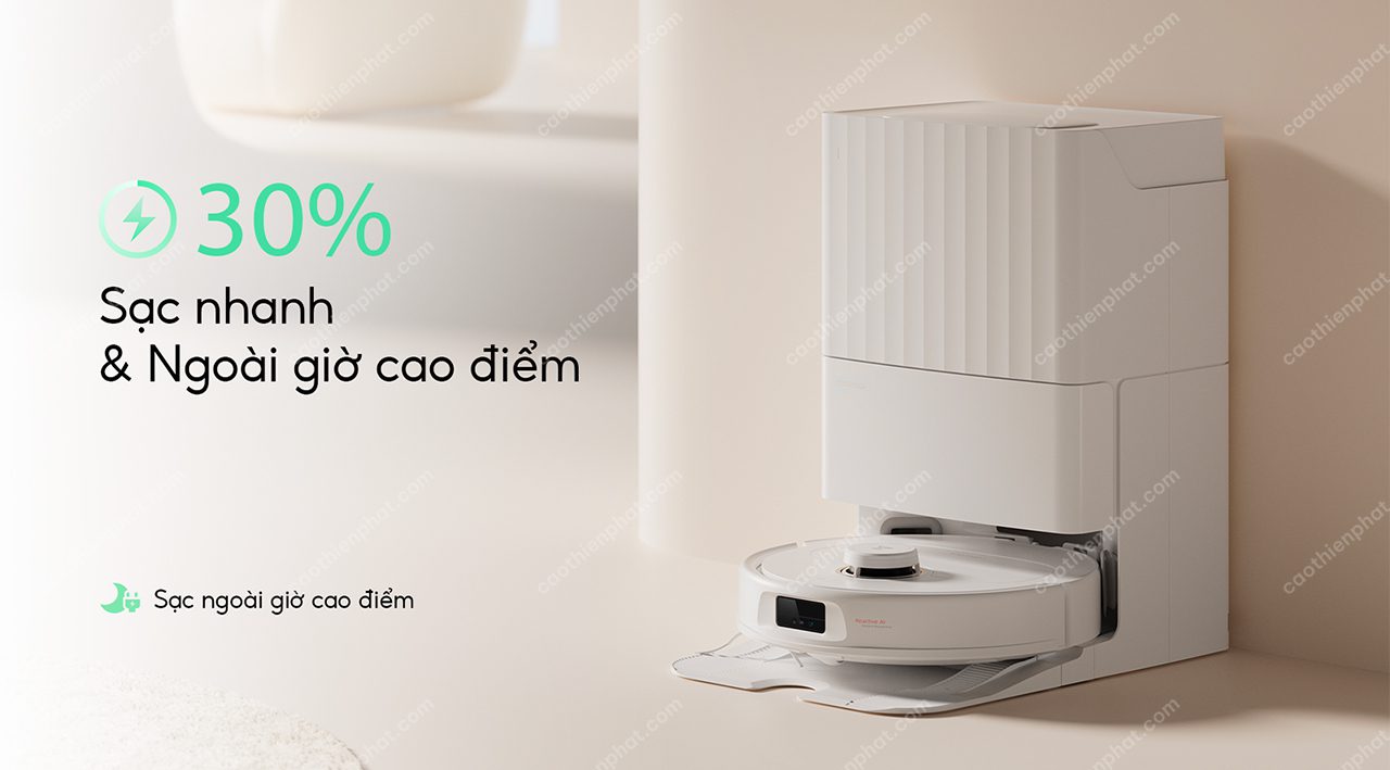 Robot hút bụi Roborock Q Revo MaxV - Điện Máy Plus