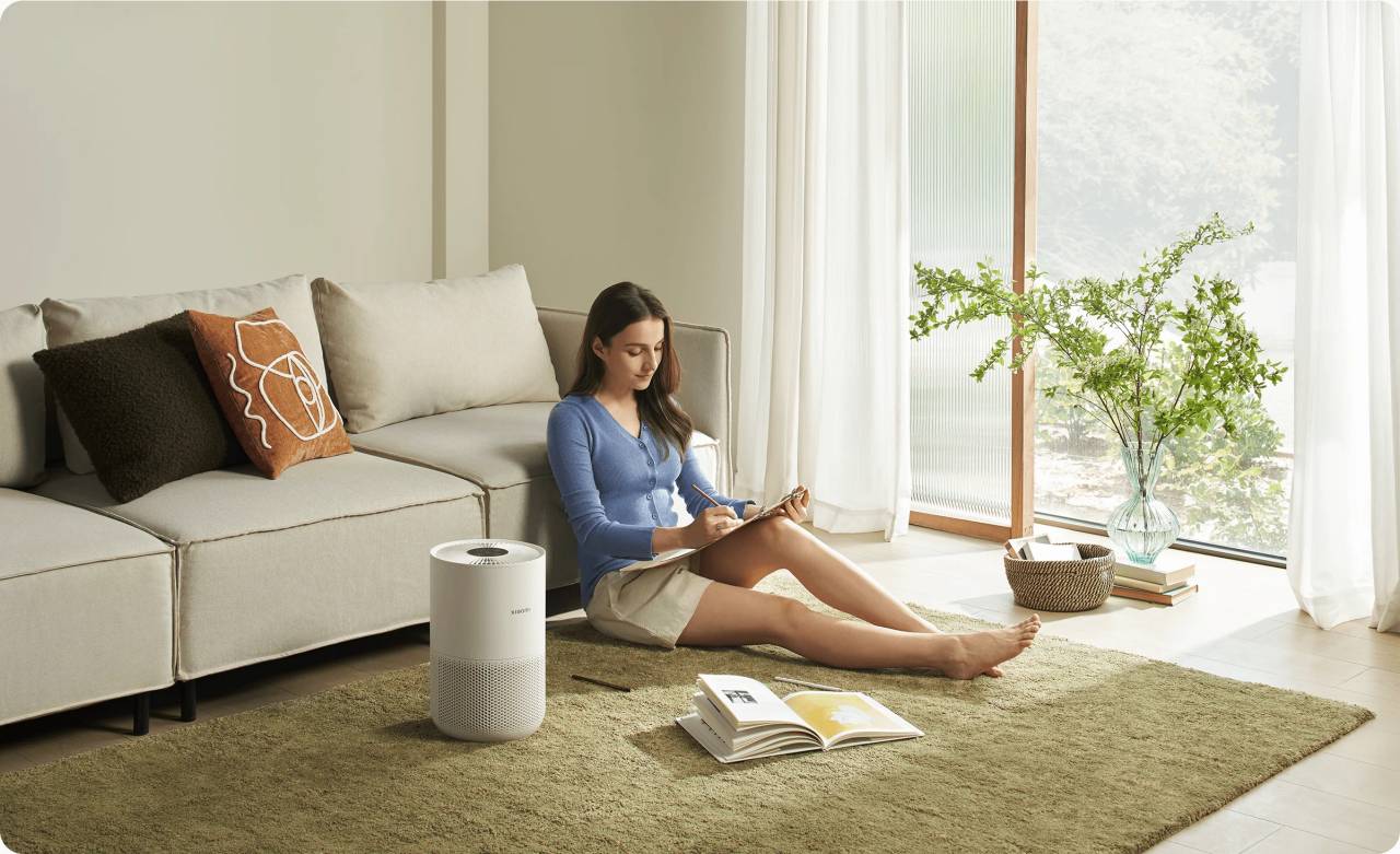 Xiaomi Smart Air Purifier 4 Compact máy lọc không khí diện tích 20 m² - Điện Máy Plus