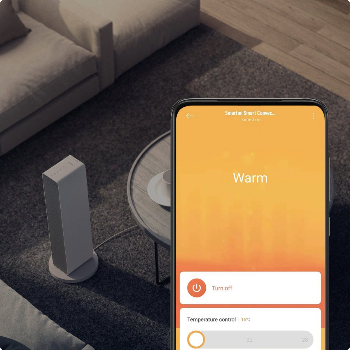 Quạt Sưởi Đứng Thông Minh Xiaomi Smartmi Heater ZNNFJ07ZM chính hãng Quạt Sưởi Đứng Thông Minh Xiaomi Smartmi Heater ZNNFJ07ZM - Điện Máy Plus