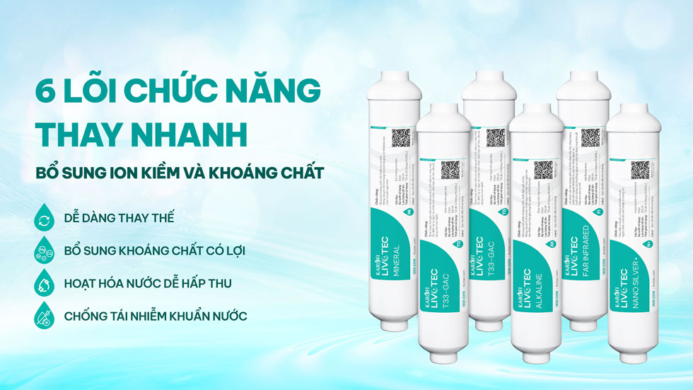 Máy lọc nước Karofi Livotec 606 – New 2025 - Điện Máy Plus