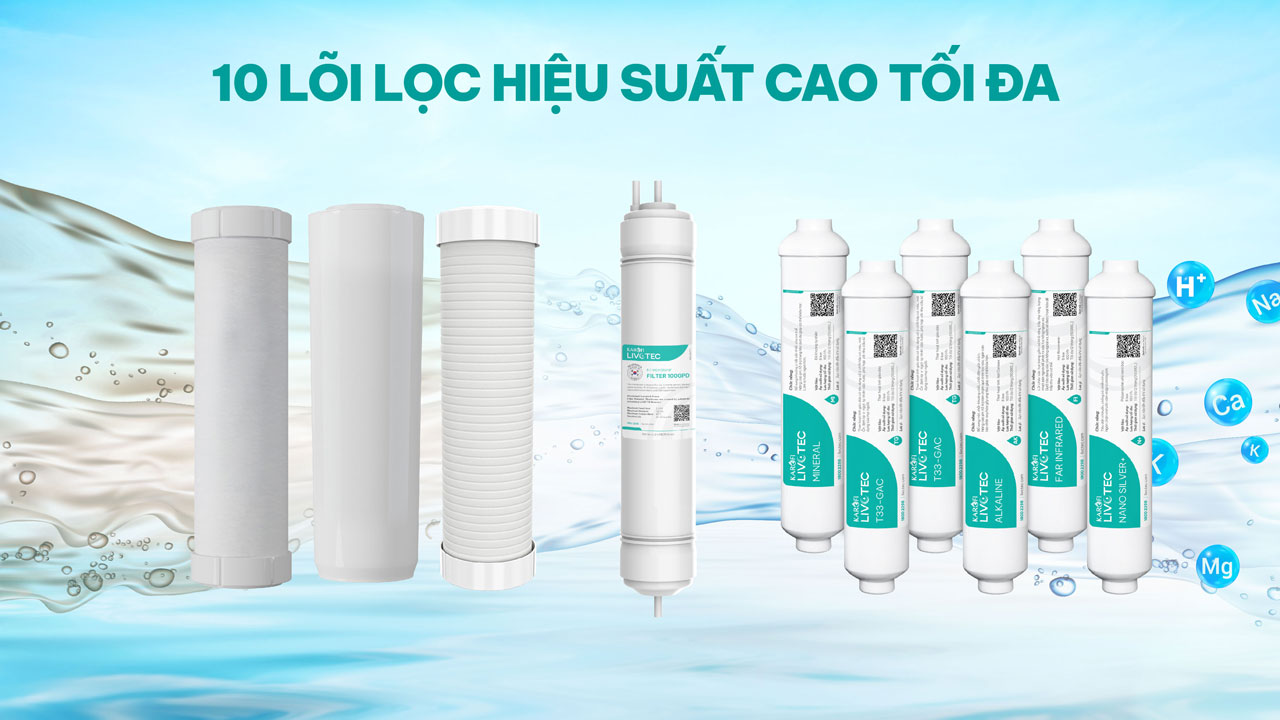 Máy lọc nước nóng lạnh Karofi Livotec 616 – Sản xuất 2025 chính hãng Máy lọc nước nóng lạnh Karofi Livotec 616 – Sản xuất 2025 - Điện Máy Plus