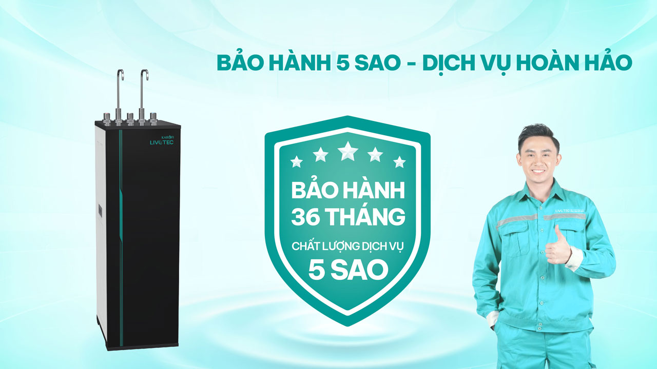 Máy lọc nước nóng lạnh Karofi Livotec 616 – Sản xuất 2025 chính hãng Máy lọc nước nóng lạnh Karofi Livotec 616 – Sản xuất 2025 - Điện Máy Plus