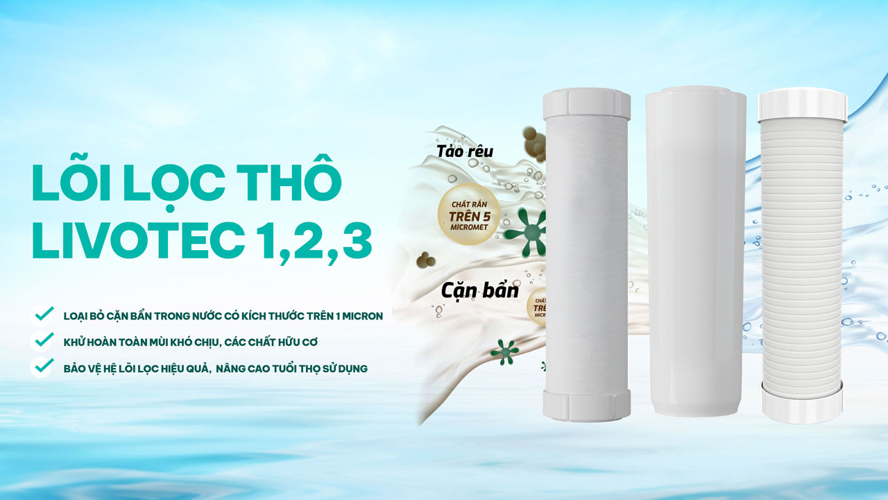 Máy lọc nước nóng lạnh Karofi Livotec 616 – Sản xuất 2025 chính hãng Máy lọc nước nóng lạnh Karofi Livotec 616 – Sản xuất 2025 - Điện Máy Plus