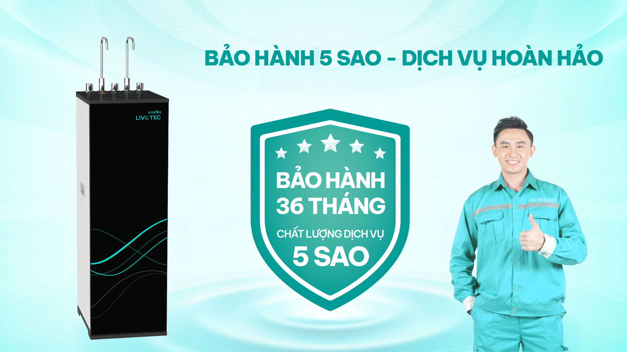 Máy lọc nước nóng lạnh Karofi Livotec 628 – MẪU MỚI 2025 chính hãng Máy lọc nước nóng lạnh Karofi Livotec 628 – MẪU MỚI 2025 - Điện Máy Plus