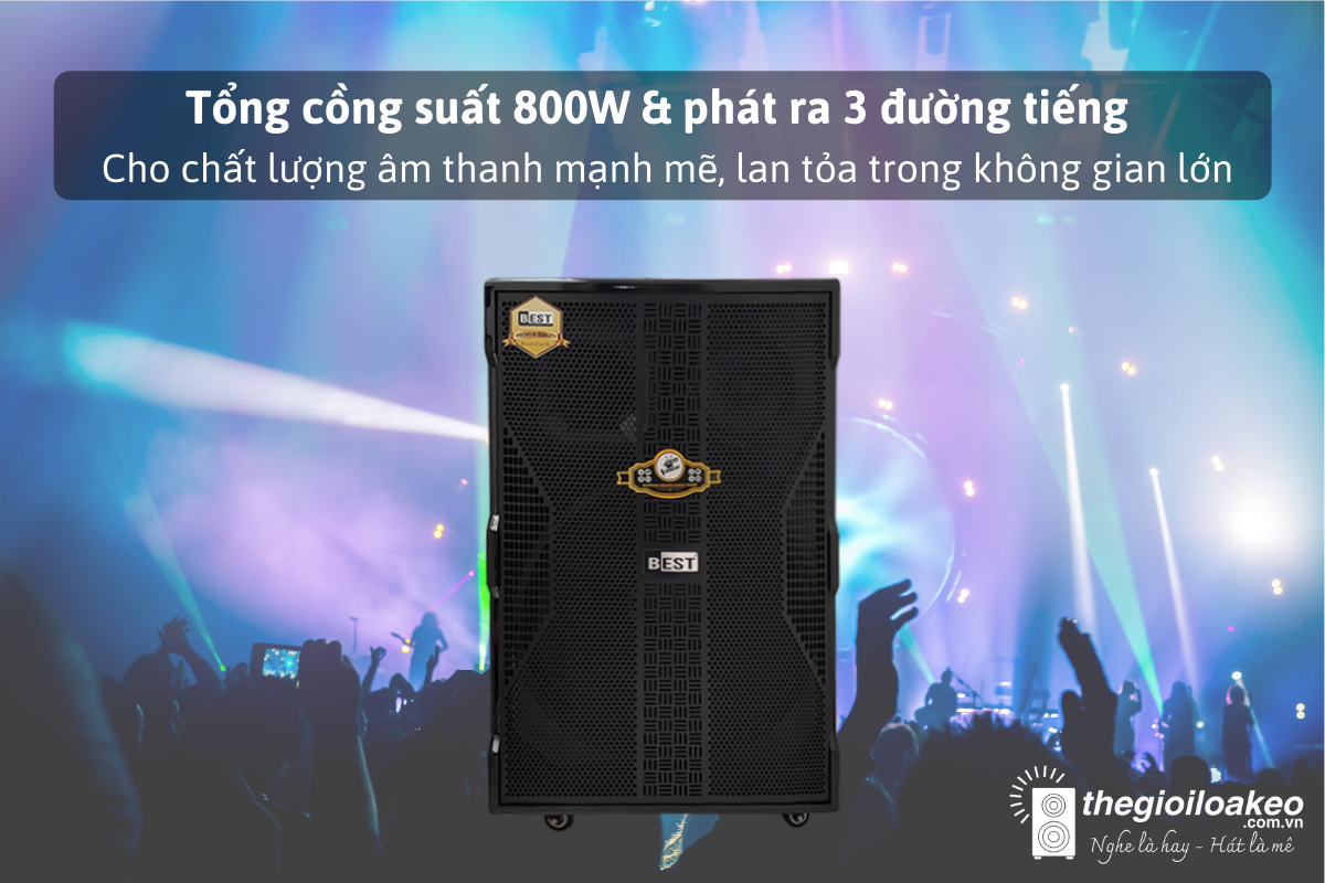 LOA KÉO KARAOKE DI ĐỘNG BEST 6900 PRO - Điện Máy Plus
