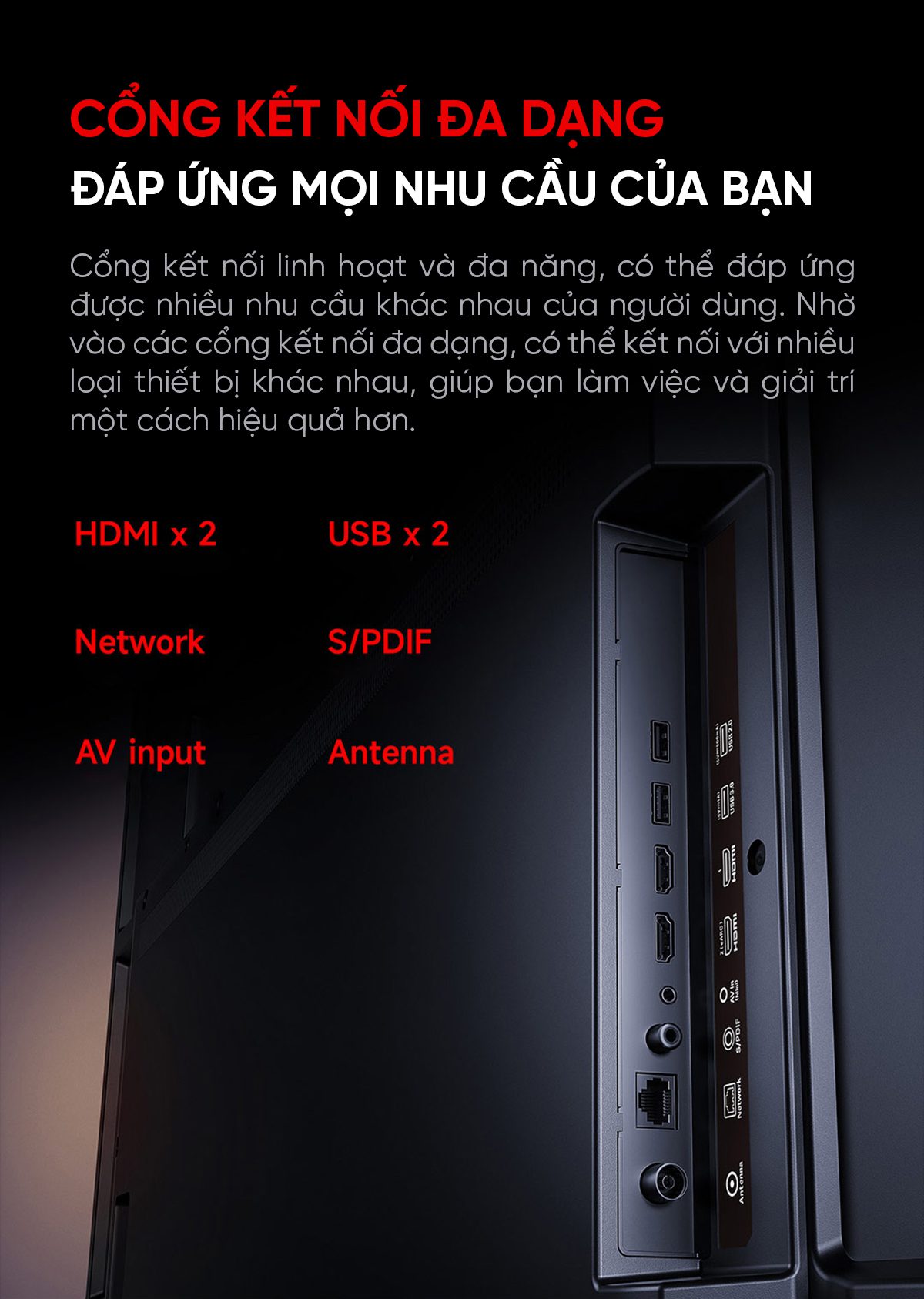 Tivi Xiaomi Redmi Max 85 Inch Nội Địa 2025 Ram3GB/64GB - Điện Máy Plus