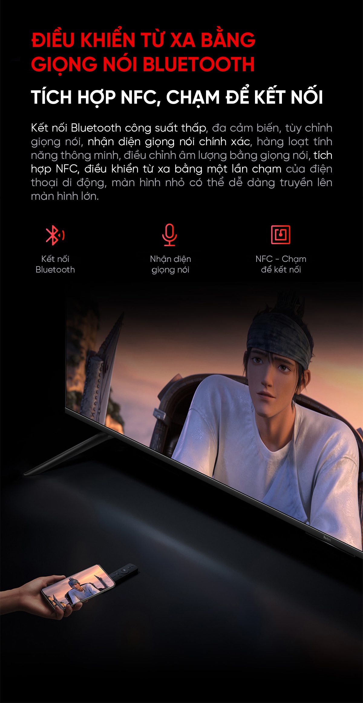 Tivi Xiaomi Redmi Max 85 Inch Nội Địa 2025 Ram3GB/64GB - Điện Máy Plus