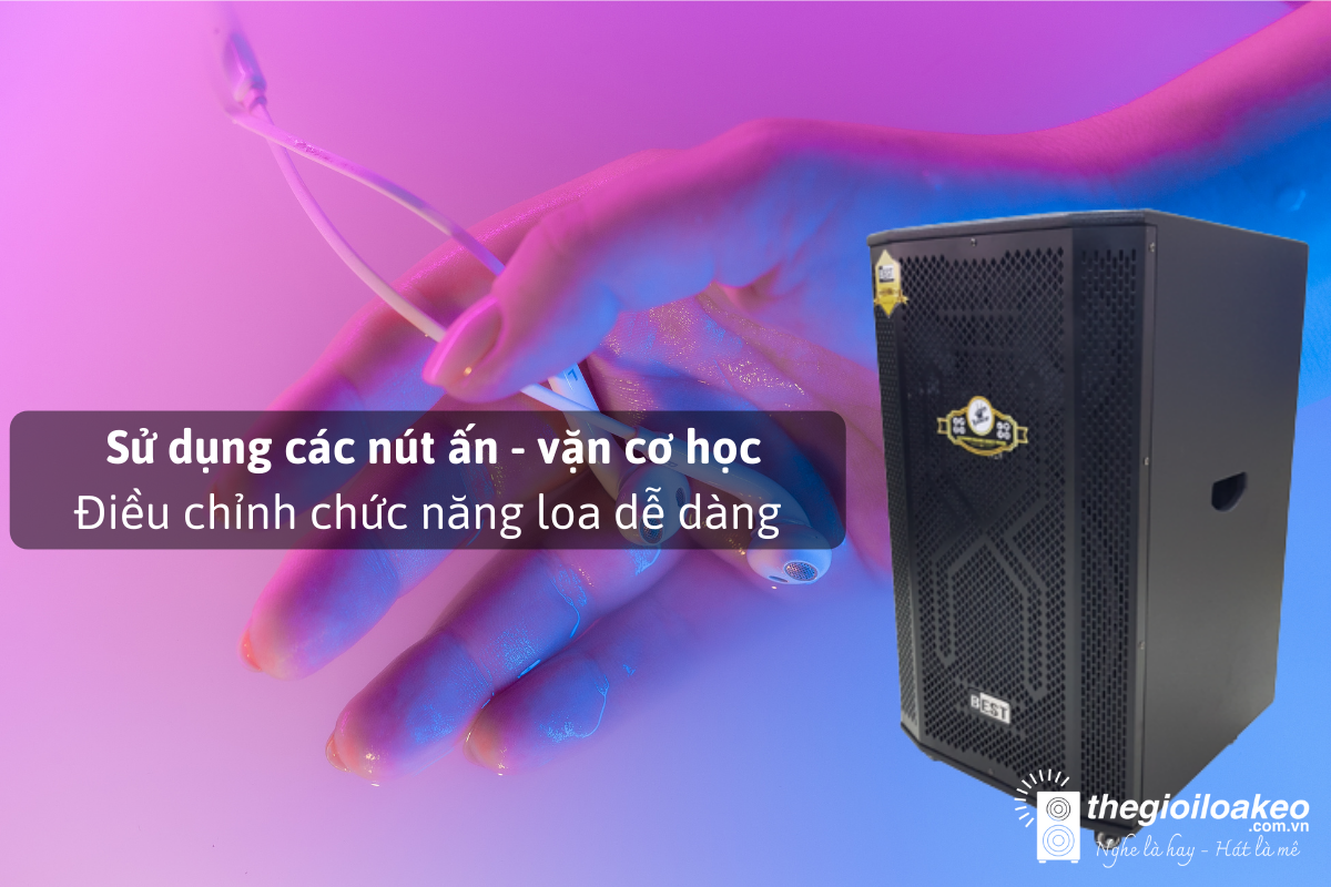 LOA KÉO KARAOKE DI ĐỘNG BEST 6850 - Điện Máy Plus