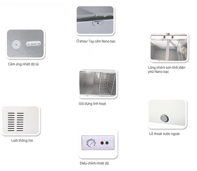 Tủ đông kháng khuẩn Kangaroo KG265NC1 – 140 lít - Điện Máy Plus