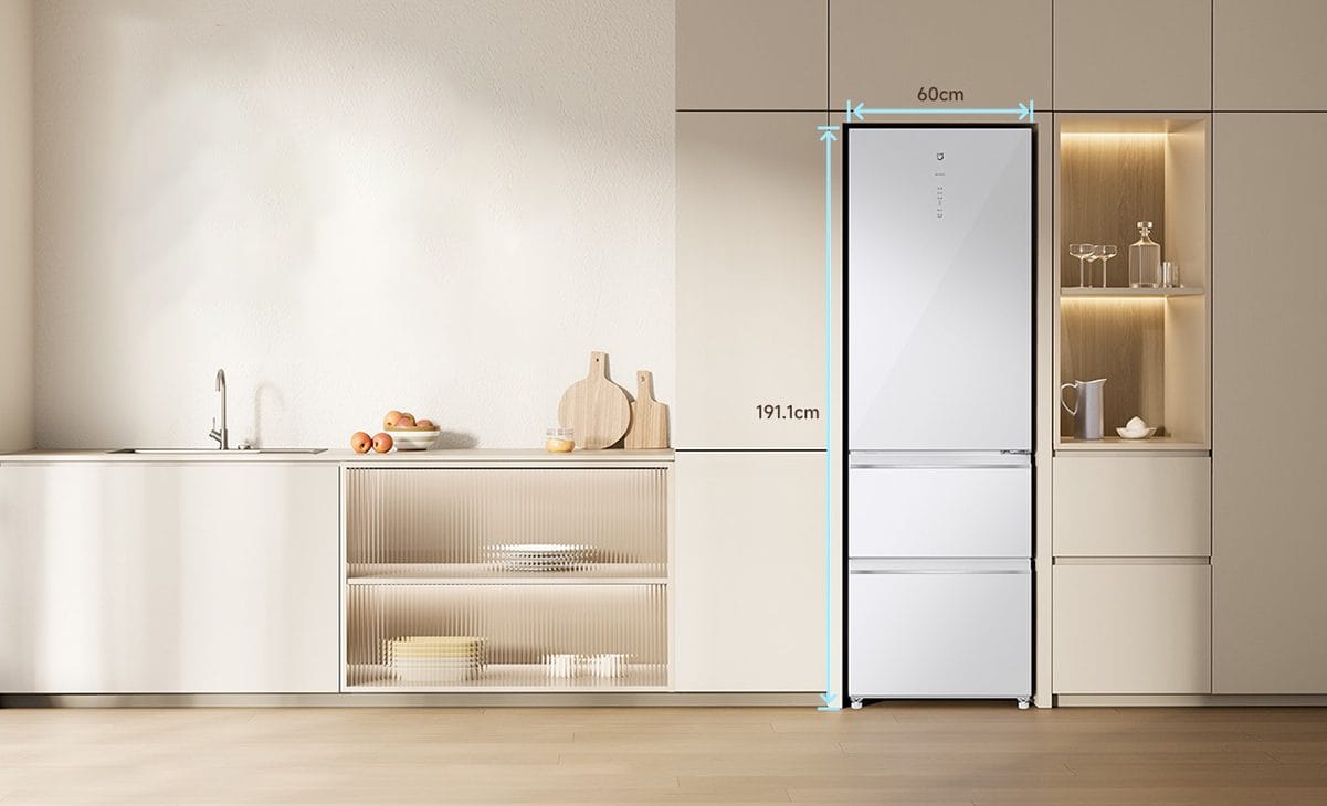 Tủ lạnh Xiaomi Mijia 400L, Mặt Đá Pha Lê Trắng - Điện Máy Plus