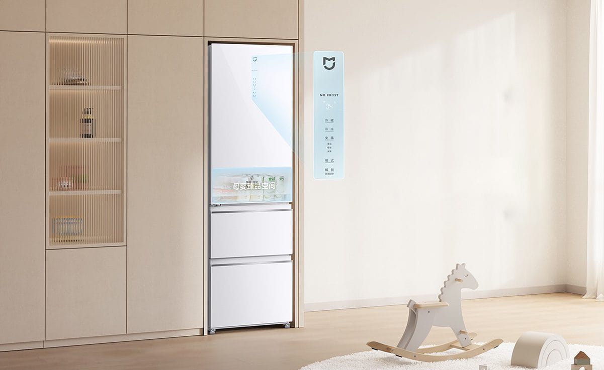 Tủ lạnh Xiaomi Mijia 400L, Mặt Đá Pha Lê Trắng - Điện Máy Plus