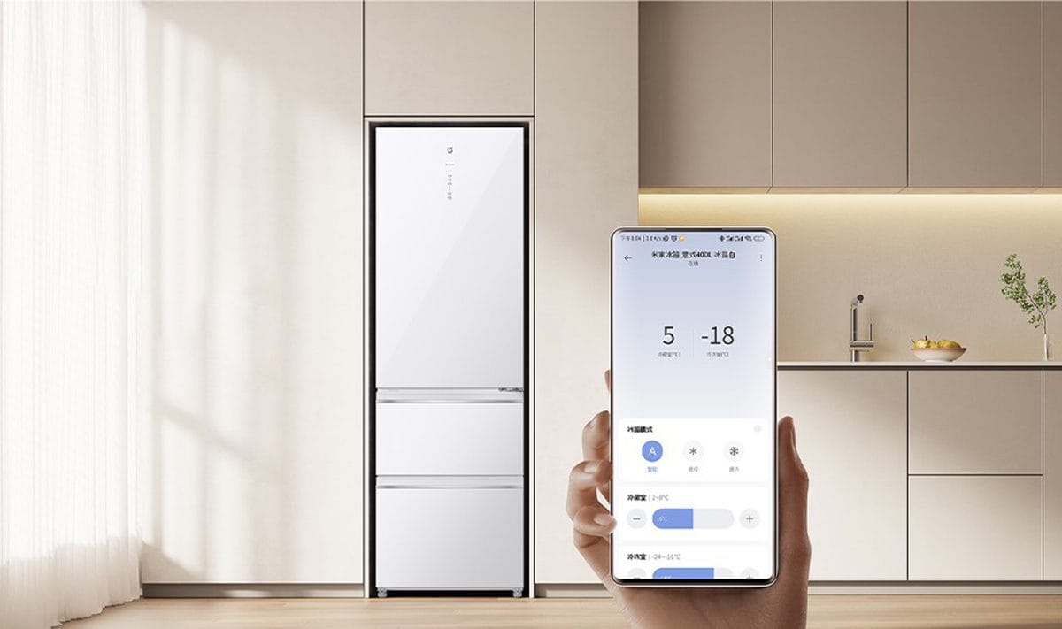 Tủ lạnh Xiaomi Mijia 400L, Mặt Đá Pha Lê Trắng - Điện Máy Plus