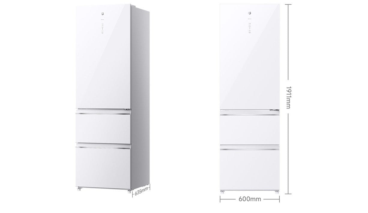 Tủ lạnh Xiaomi Mijia 400L, Mặt Đá Pha Lê Trắng - Điện Máy Plus