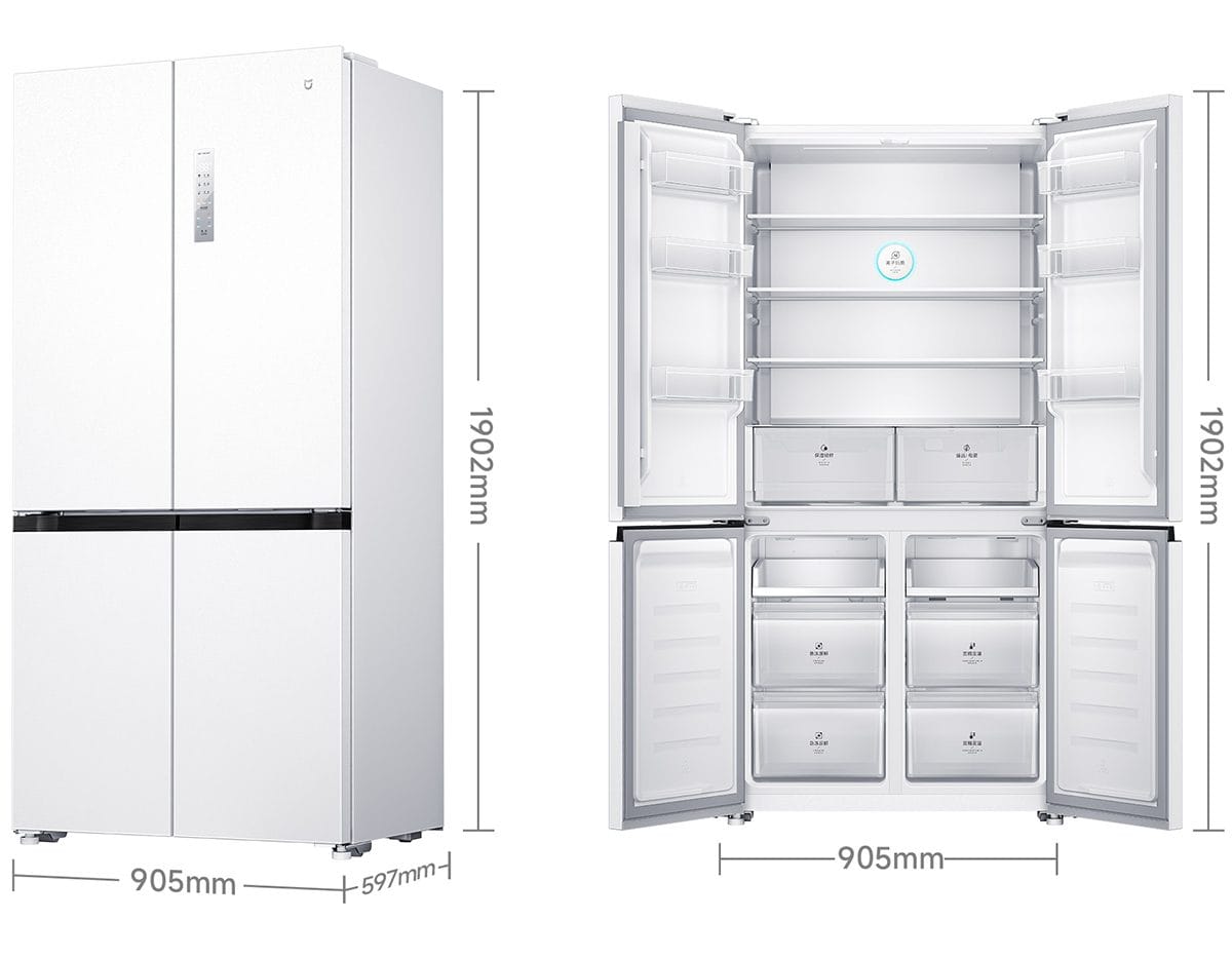 Tủ lạnh Xiaomi Mijia 518L, 4 cửa, có ngăn đông mềm - Điện Máy Plus