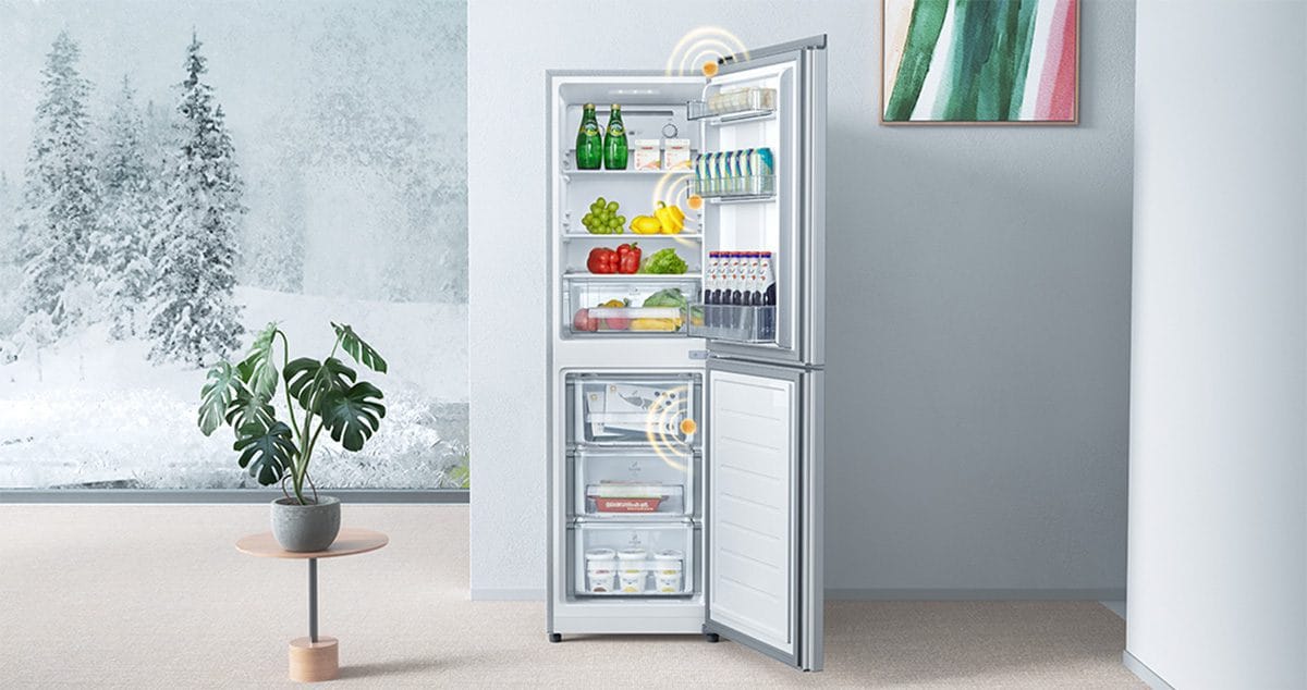 Tủ lạnh Xiaomi Mijia 186L, 2 cửa, thiết kế mỏng, tiết kiệm điện - Điện Máy Plus