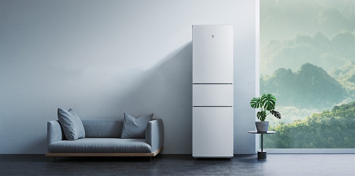 Tủ lạnh Xiaomi Mijia 216L, 3 cửa, thiết kế mỏng, tiết kiệm điện - Điện Máy Plus
