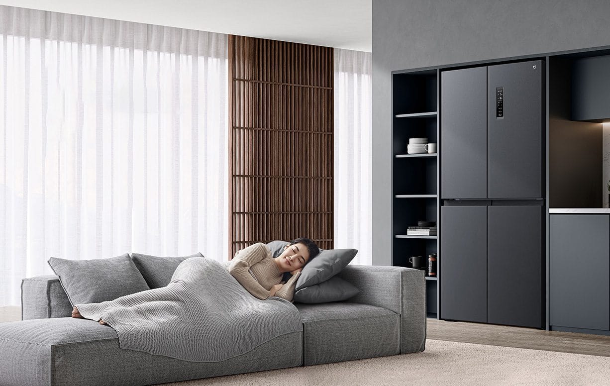 Tủ lạnh Xiaomi Mijia 520L, 4 cánh, ion khử khuẩn, cấp đông nhanh - Điện Máy Plus